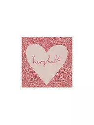 RAEDER | Tovaglioli da pranzo 33x33cm HERZHAFT | Rosa