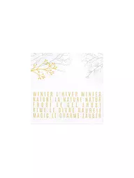 RAEDER | Tovaglioli di Natale 33x33cm INVERNO | Bianco