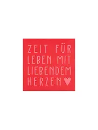 RAEDER | Tovaglioli natalizi 25x25 cm | Rosso