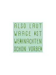 RAEDER | Tovaglioli natalizi 25x25 cm | Verde chiaro