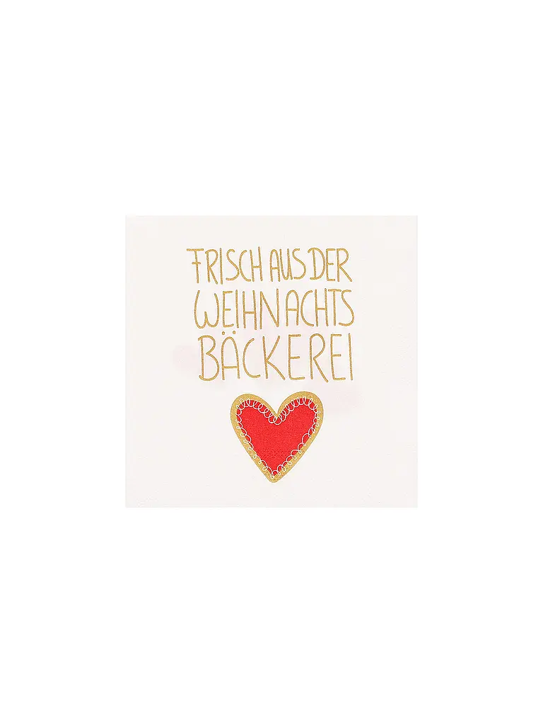 RAEDER | Tovaglioli natalizi 25x25 cm | Beige