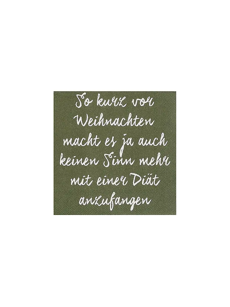 RAEDER | Tovaglioli natalizi 25x25 cm | Grigio