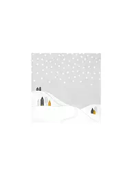 RAEDER | Tovaglioli natalizi 33x33cm PAESAGGIO INNEVATO | Grigio chiaro