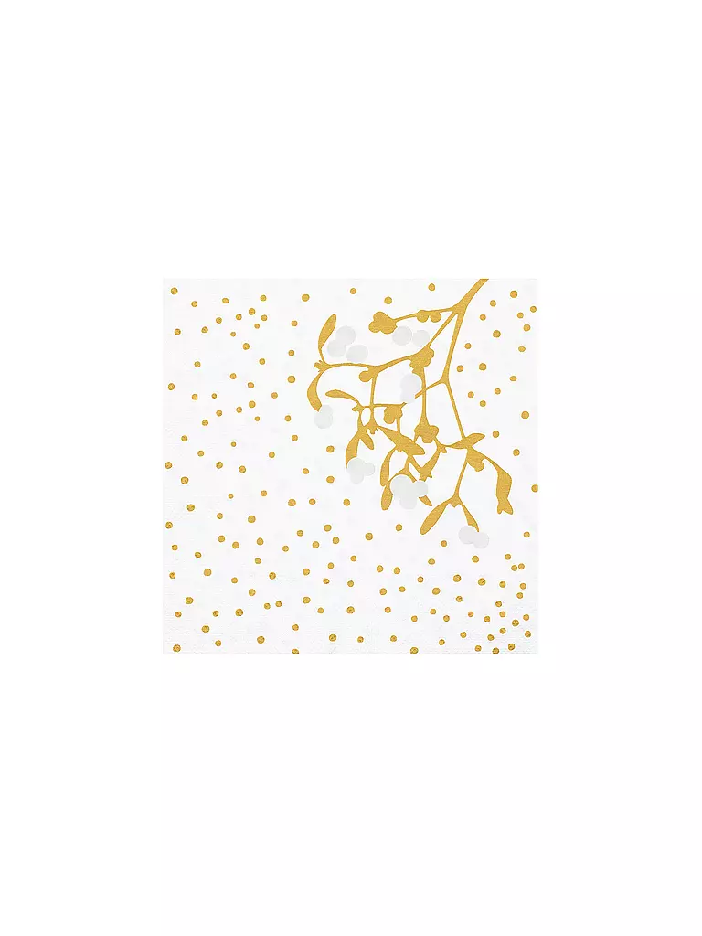 RAEDER | Tovaglioli natalizi 33x33cm VISCHIO | Bianco
