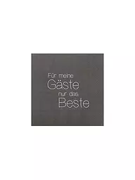 RAEDER | Tovaglioli per il pranzo 33x33cm SOLO PER I MIEI OSPITI... | Grigio