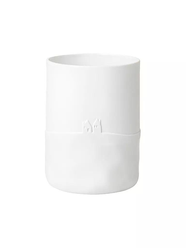 RAEDER | Vaso 16,5cm SCHNEETAG Battaglia di palle di neve | Bianco