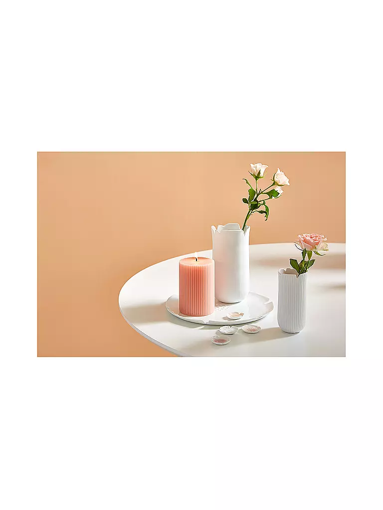 RAEDER | Vaso 5,2x11cm LA VITA FIORITA Papavero | Bianco