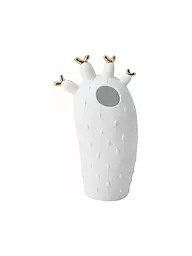 RAEDER | Vaso 8,4X6X15cm Cactus corallo | Bianco