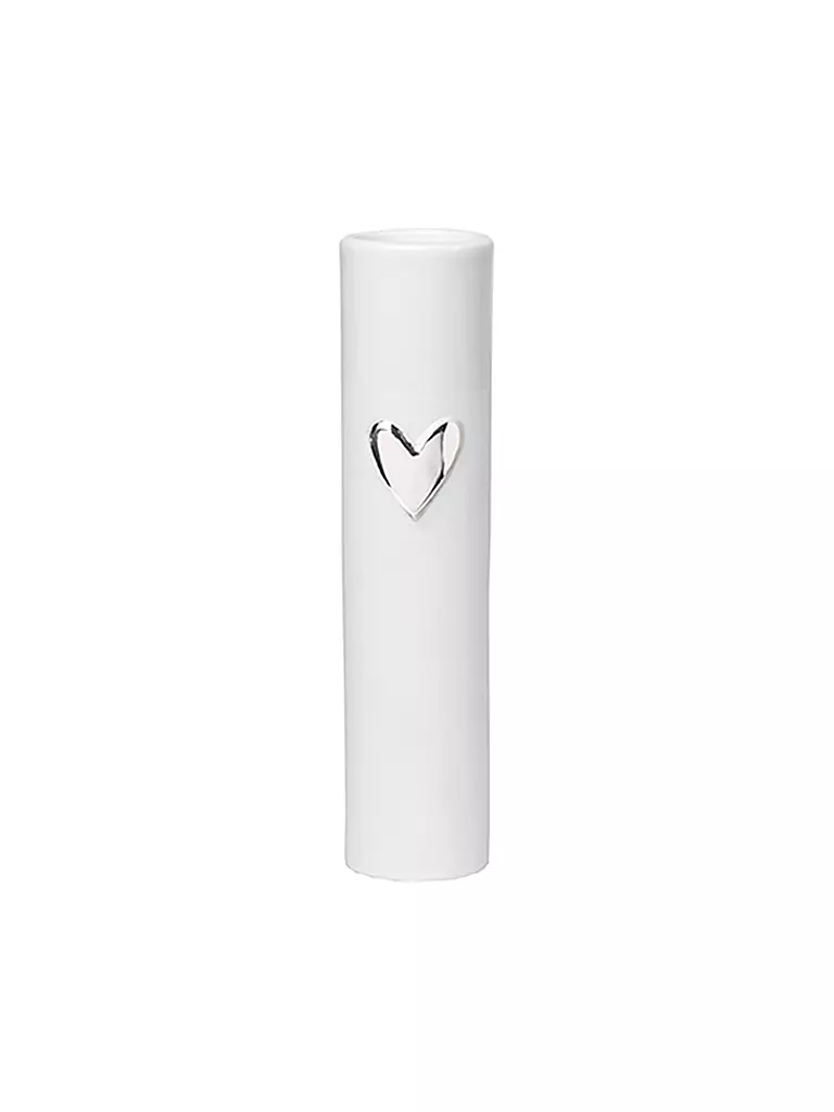 RAEDER | Vaso Cuore 17cm | Bianco