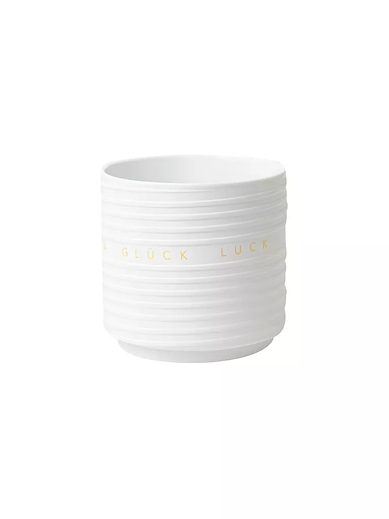 RAEDER | Vaso da fiori EINKLANG GLÜCK 14x14cm Bianco | Bianco