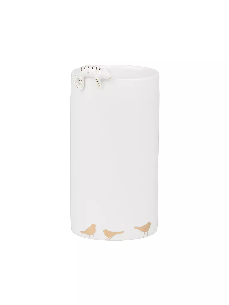 RAEDER | Vaso gatto 7x14 cm | Bianco