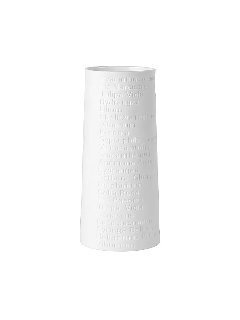 RAEDER | Vaso largo piccolo 7x15 cm | Bianco