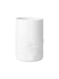 RAEDER | Vaso SCHNEETAG 14,5x21x8cm slitta trainata da cani | Bianco