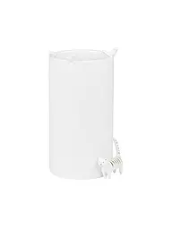 RAEDER | Vaso stormo di uccelli e gatto 9x18cm | Bianco