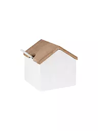 RAEDER | Zuccheriera/saliera 8x8x9cm HÜTTENZAUBER 2 pz. Bianco | Bianco
