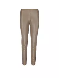 RAFFAELLO ROSSI | Hose in Lederoptik Skinny Fit RESA | Marrone