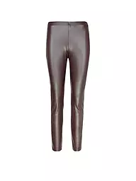 RAFFAELLO ROSSI | Hose in Lederoptik Skinny Fit RESA | Marrone