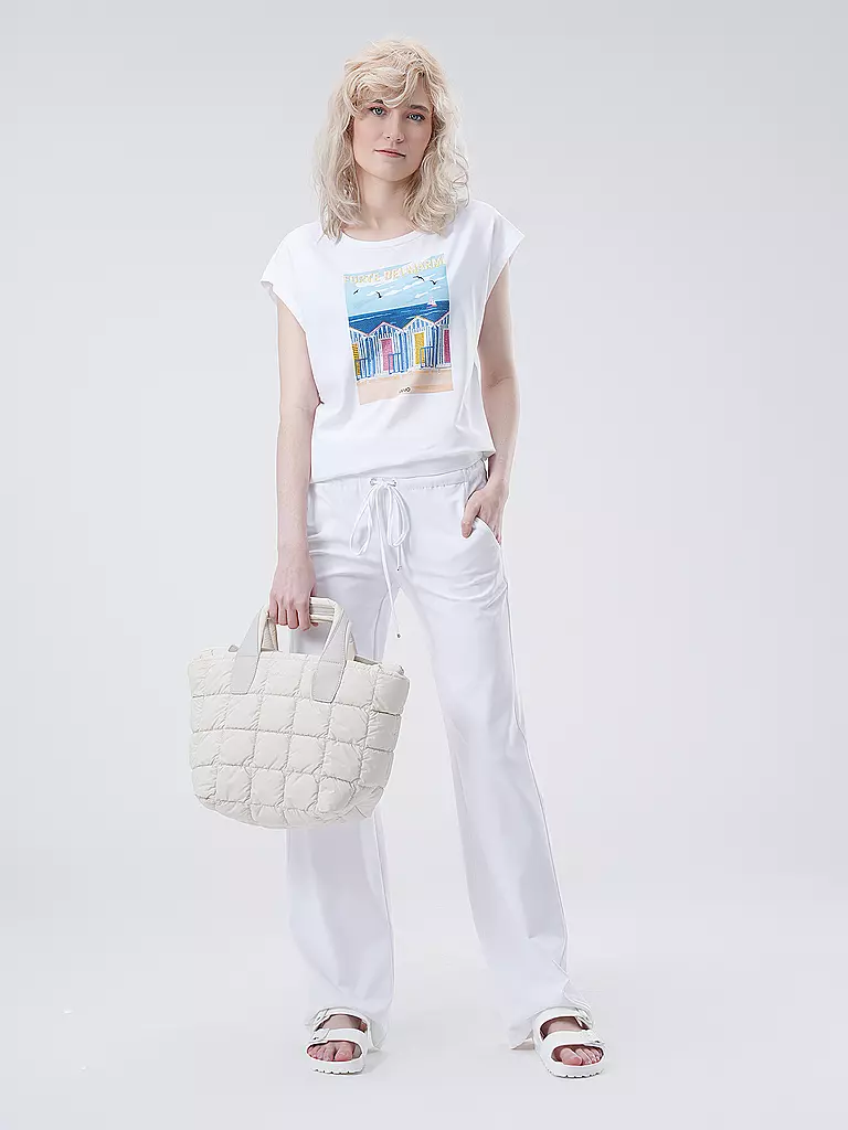 RAFFAELLO ROSSI | Pantaloni Marlene CANDICE STRAIGHT | Bianco