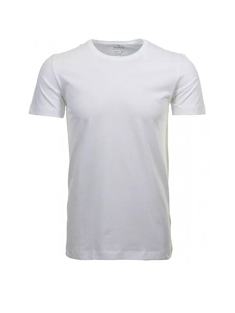 RAGMAN | T-shirt confezione da 2 | Bianco