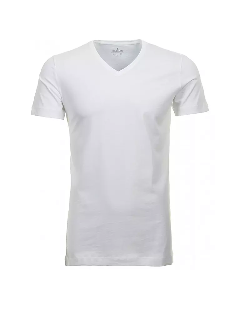 RAGMAN | T-shirt confezione da 2 | Bianco