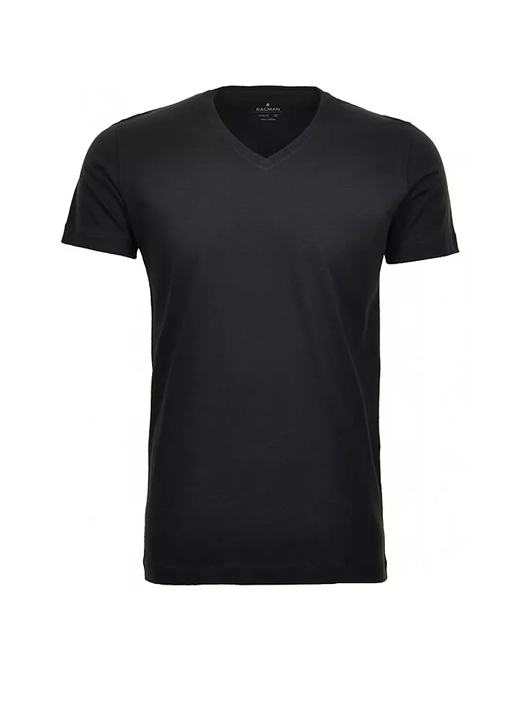 RAGMAN | T-shirt confezione da 2 | Nero