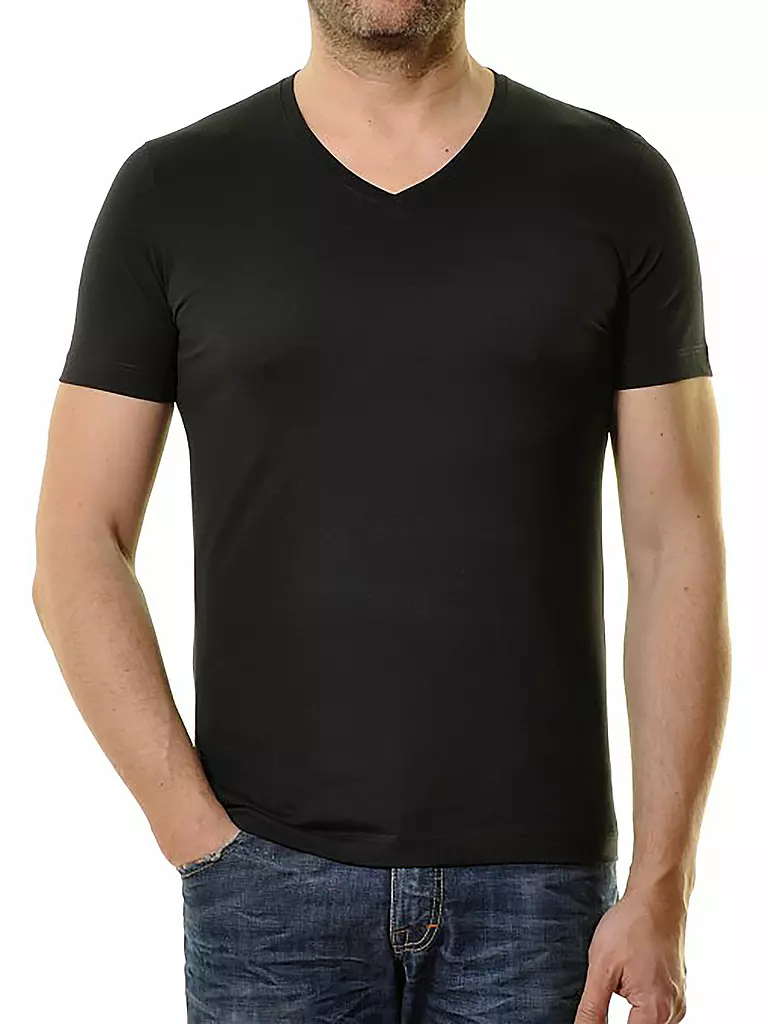 RAGMAN | T-shirt confezione da 2 | Nero