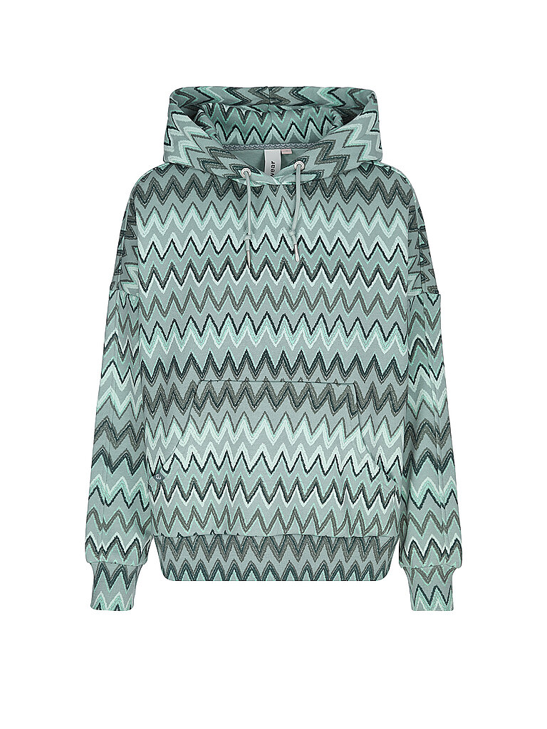 Felpa con cappuccio - Hoodie PIRITA PRINT verde chiaro M