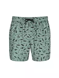 RAGWEAR | Badeshorts STANNIS PRINT | Verde chiaro