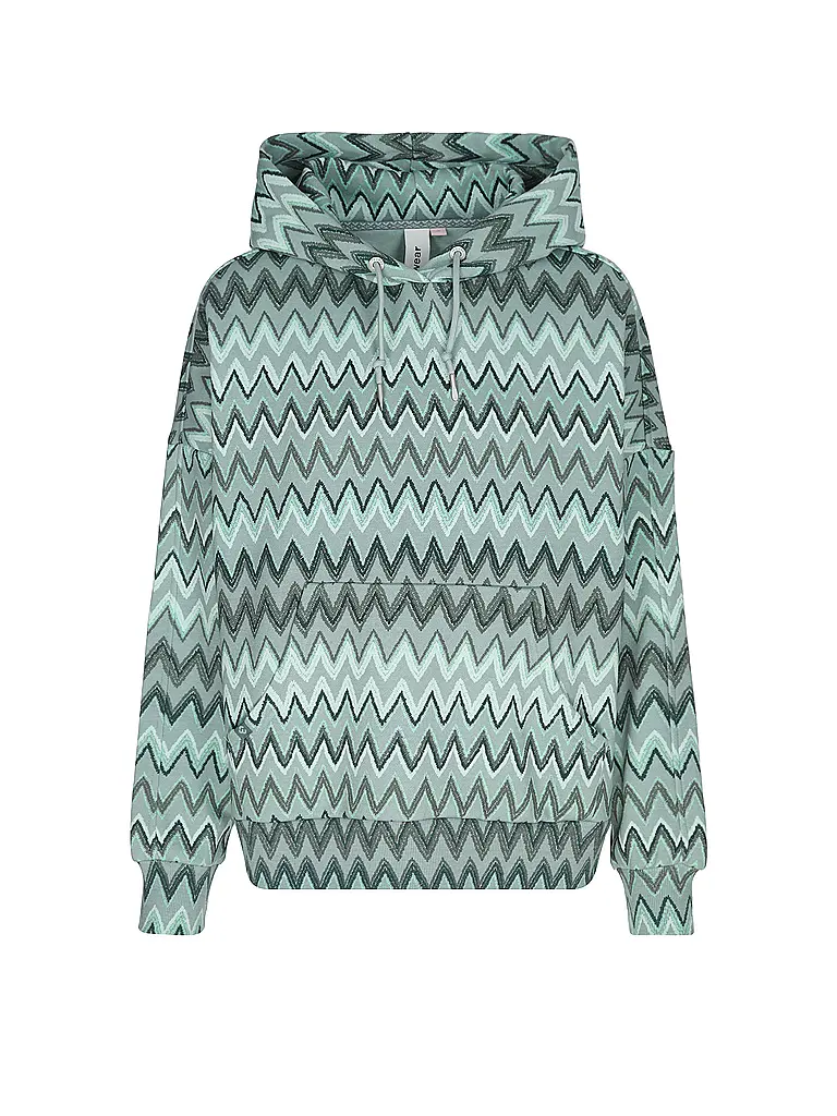 RAGWEAR | Felpa con cappuccio - Hoodie PIRITA PRINT | Verde chiaro