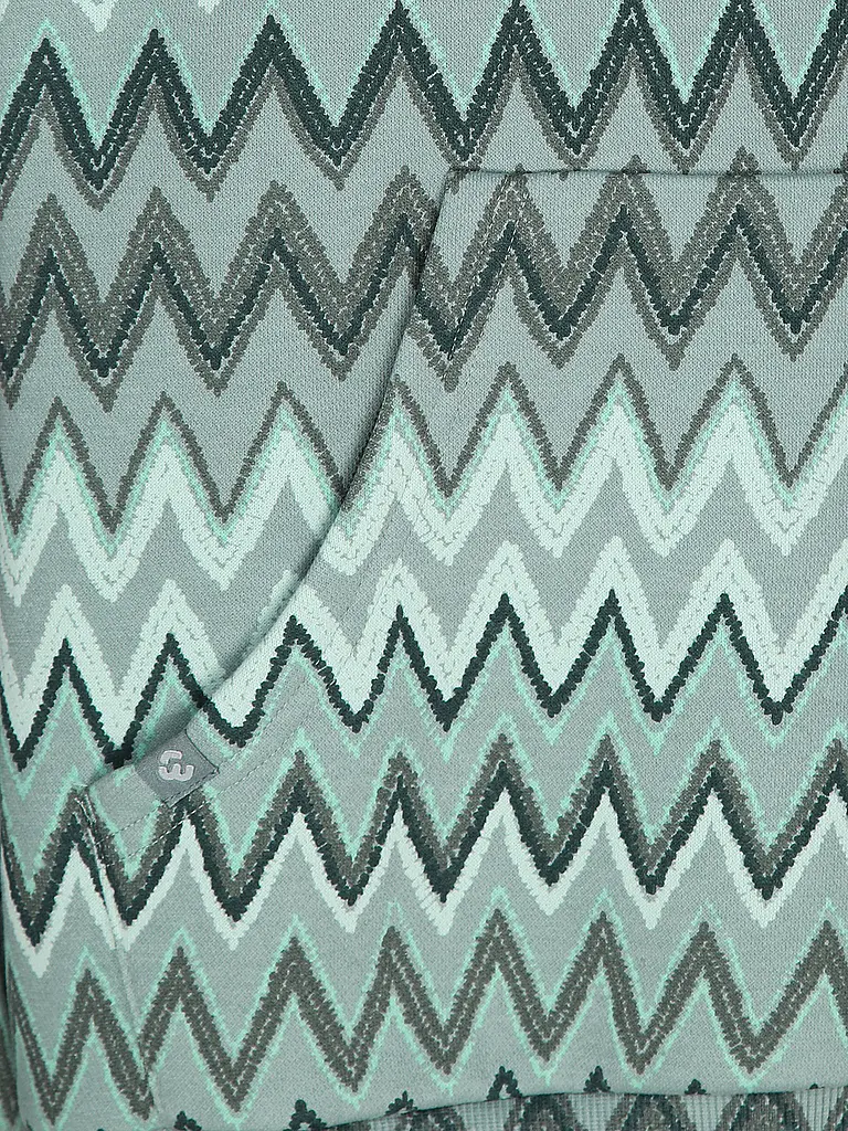 RAGWEAR | Felpa con cappuccio - Hoodie PIRITA PRINT | Verde chiaro