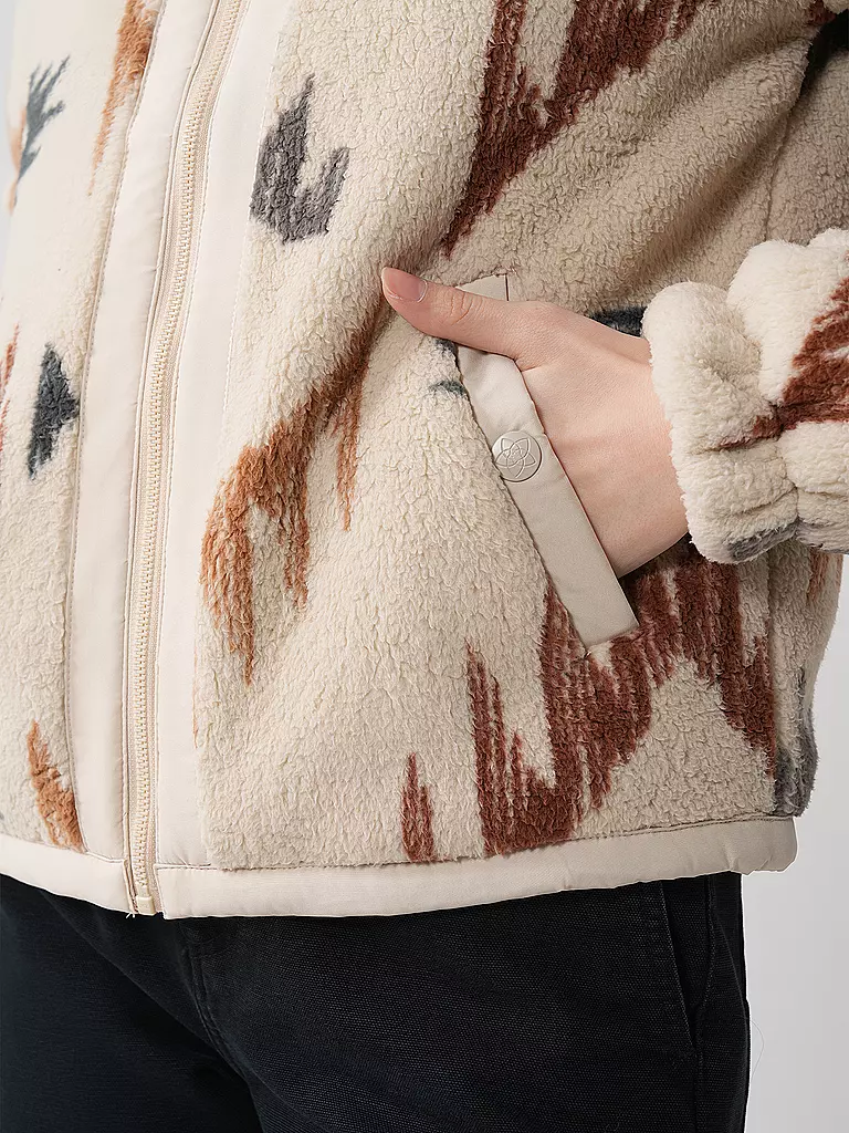 RAGWEAR | Fleecejacke NORDICKA AZTEC | Crema