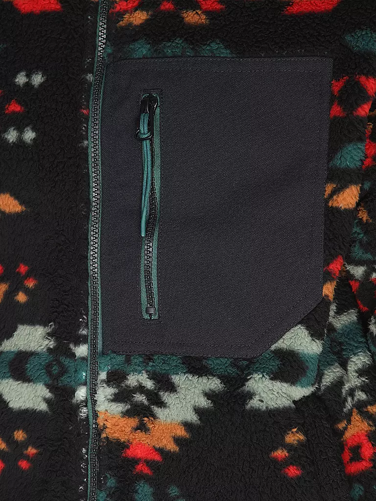 RAGWEAR | Giacca in pile COLLSY AZTECO | Nero