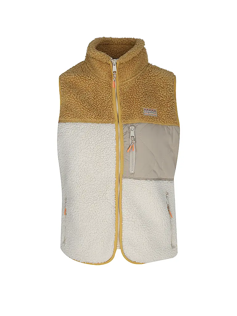 RAGWEAR | Gilet in pile JUNNI BONDED | Crema