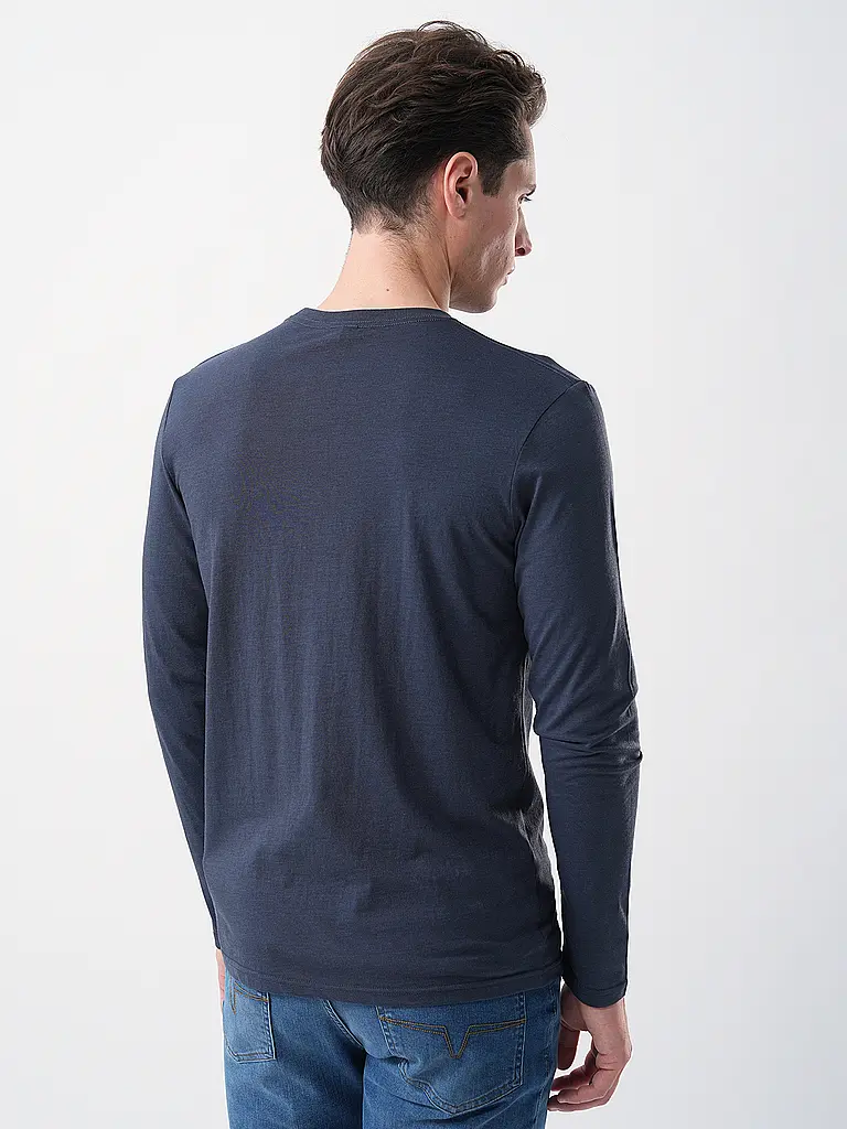 RAGWEAR | Langarmshirt ZACHARI | Blu scuro