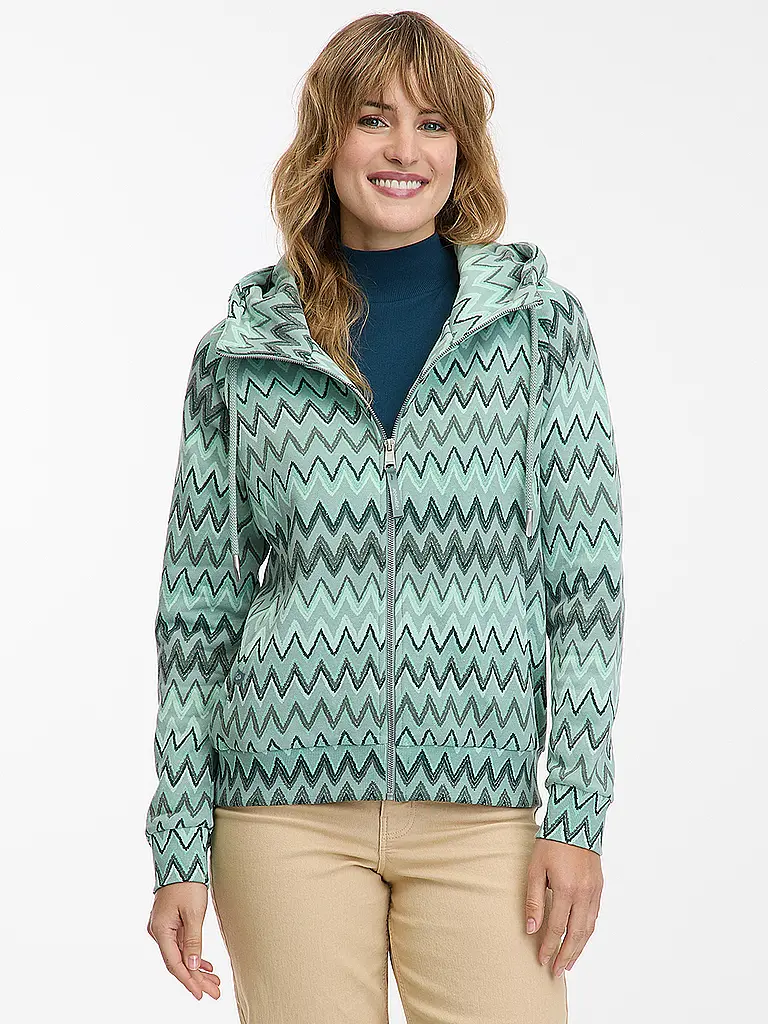 RAGWEAR | Nome prodotto: Sweatjacke FLLAWIA PRINT
Marca: RAGWEAR
Colore: verde chiaro
Categorie: Moda, Donna

Lunghezza manica: Manica lunga
Materiale: Felpa, Cotone, Poliestere / Poliammide
Forma del colletto: Cappuccio
Motivo: All-over, Stampa
Vestibilità (capis | Verde chiaro