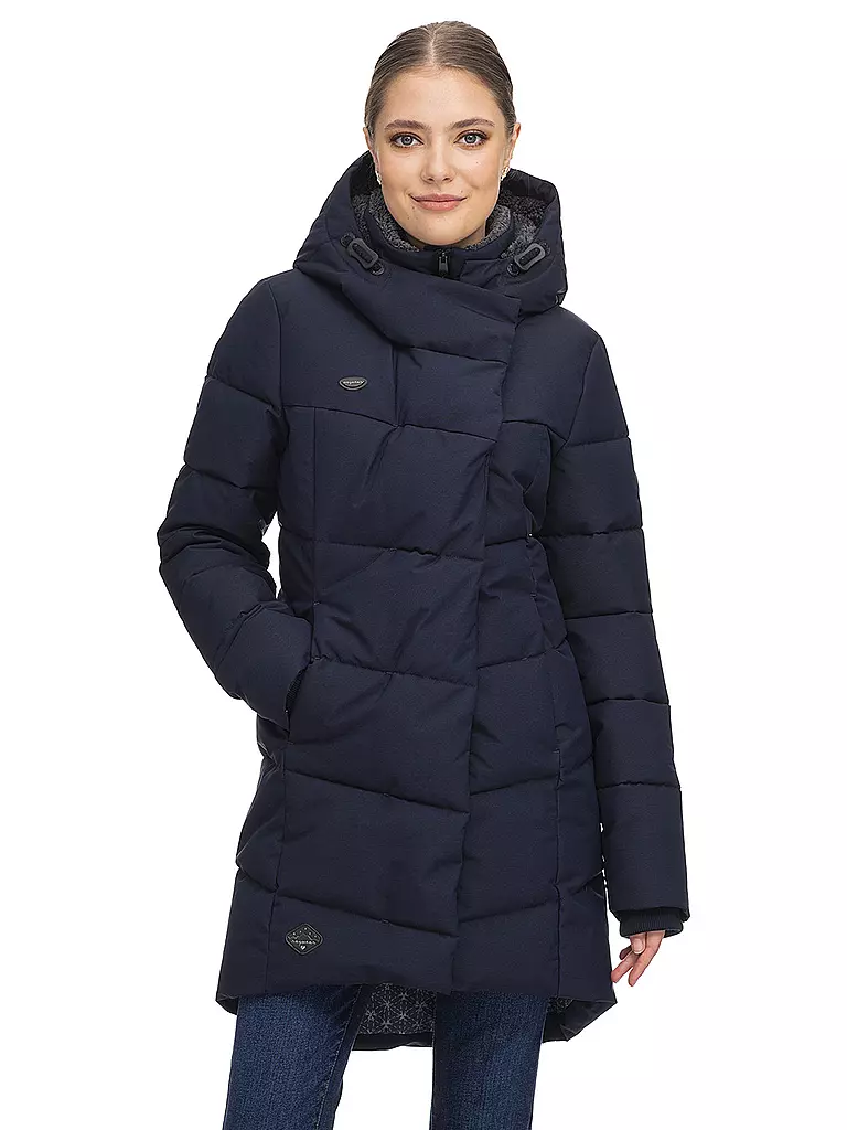 RAGWEAR | Steppmantel PAVLA | Blu scuro