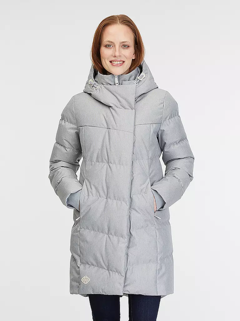 RAGWEAR | Steppmantel PAVLA | Grigio chiaro