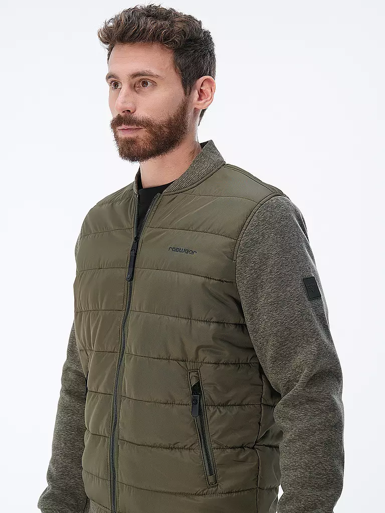 RAGWEAR | Sweatjacke HALLAMR  | Oliva