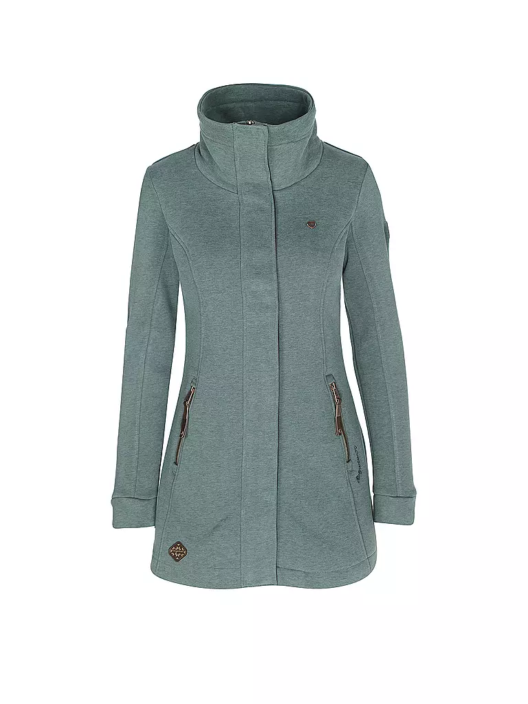 RAGWEAR | Sweatjacke LONG LETRICE | Verde scuro