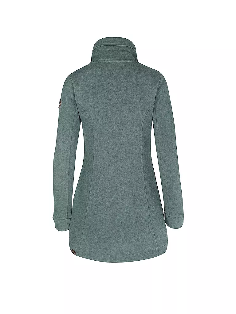 RAGWEAR | Sweatjacke LONG LETRICE | Verde scuro