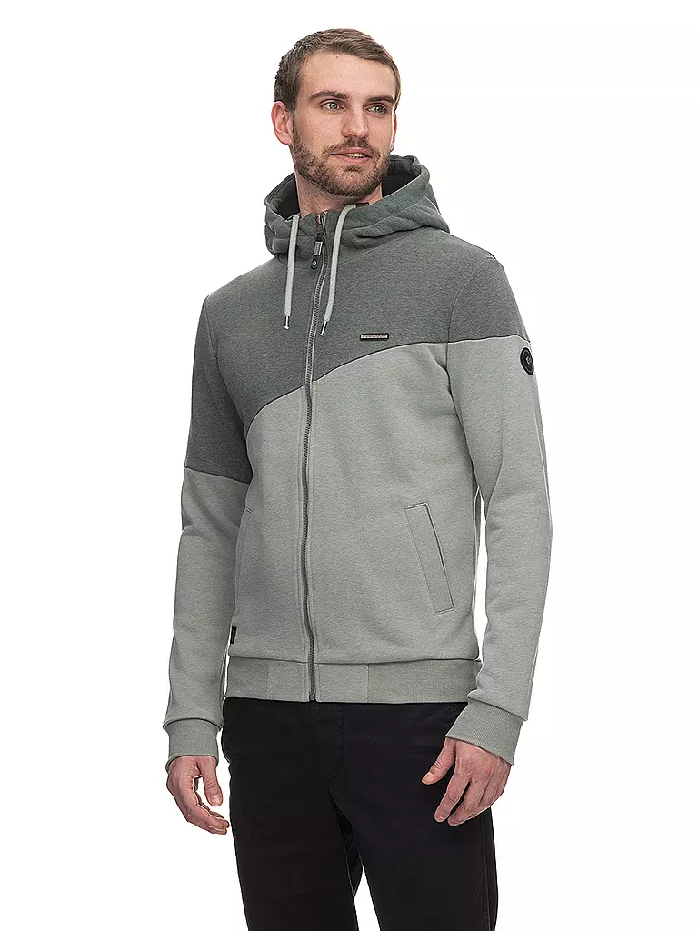 RAGWEAR | Sweatjacke WINGS | Verde scuro