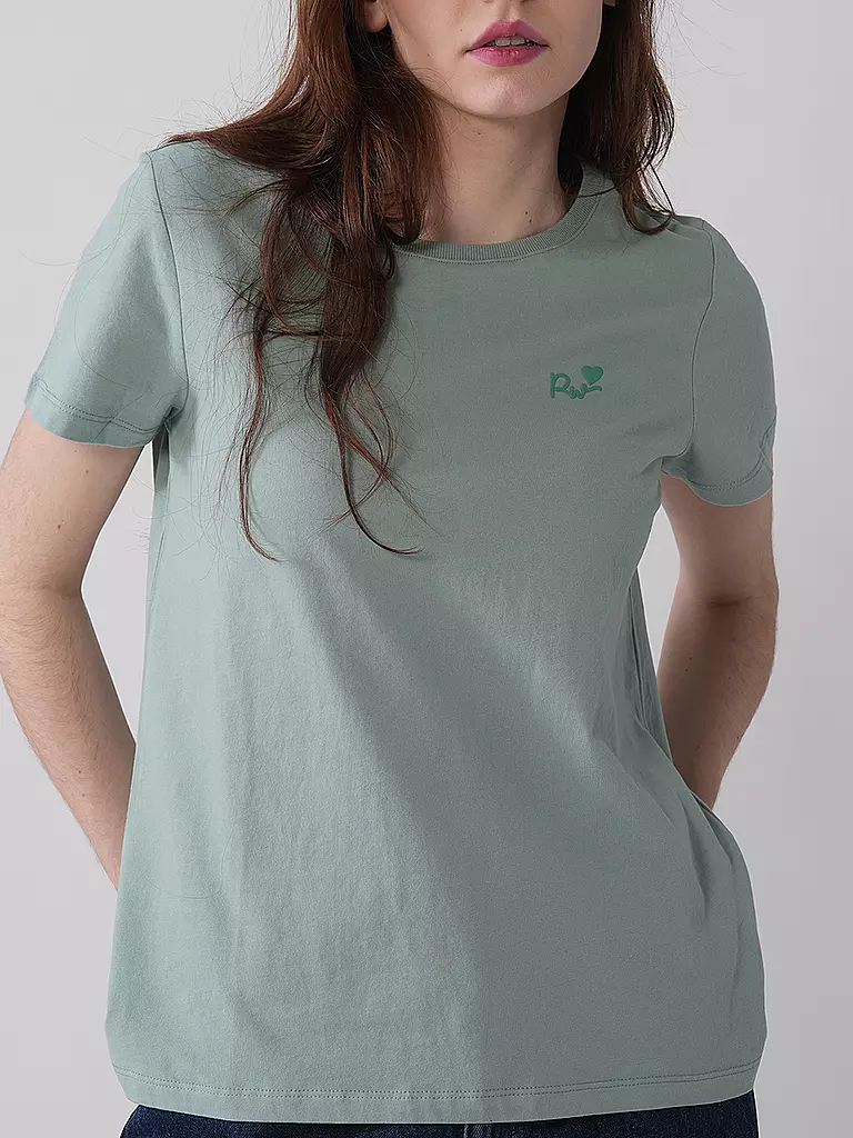 RAGWEAR | T-shirt ADORI LOVE | Verde chiaro