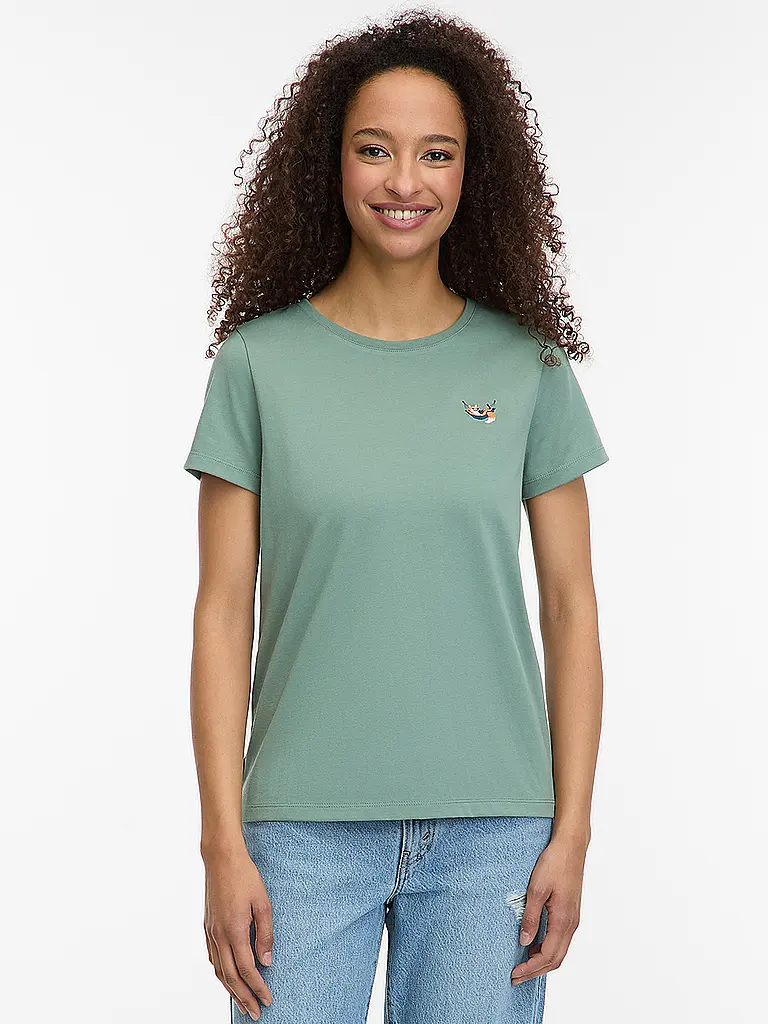 RAGWEAR | T-Shirt EMB
Prodotto: T-Shirt EMB
Marchio: RAGWEAR
Colore: verde chiaro
Categorie: Moda, Donna

Lunghezza manica: Manica corta
Scollatura: Girocollo
Materiale: Jersey, Cotone, Poliestere / Poliammide
Motivo: Tinta unita
Vestibilità (capispalla): Regular
 | Verde chiaro