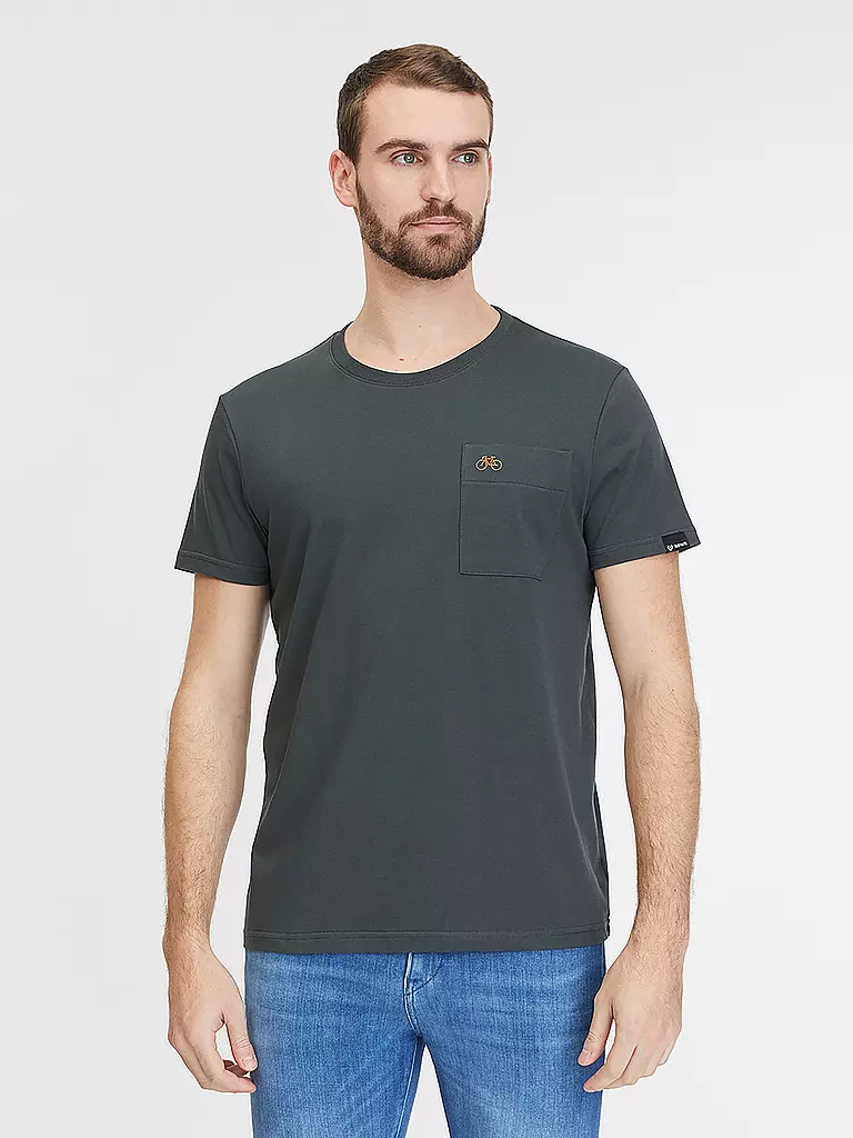 RAGWEAR | T-Shirt ENDREW B | Verde scuro