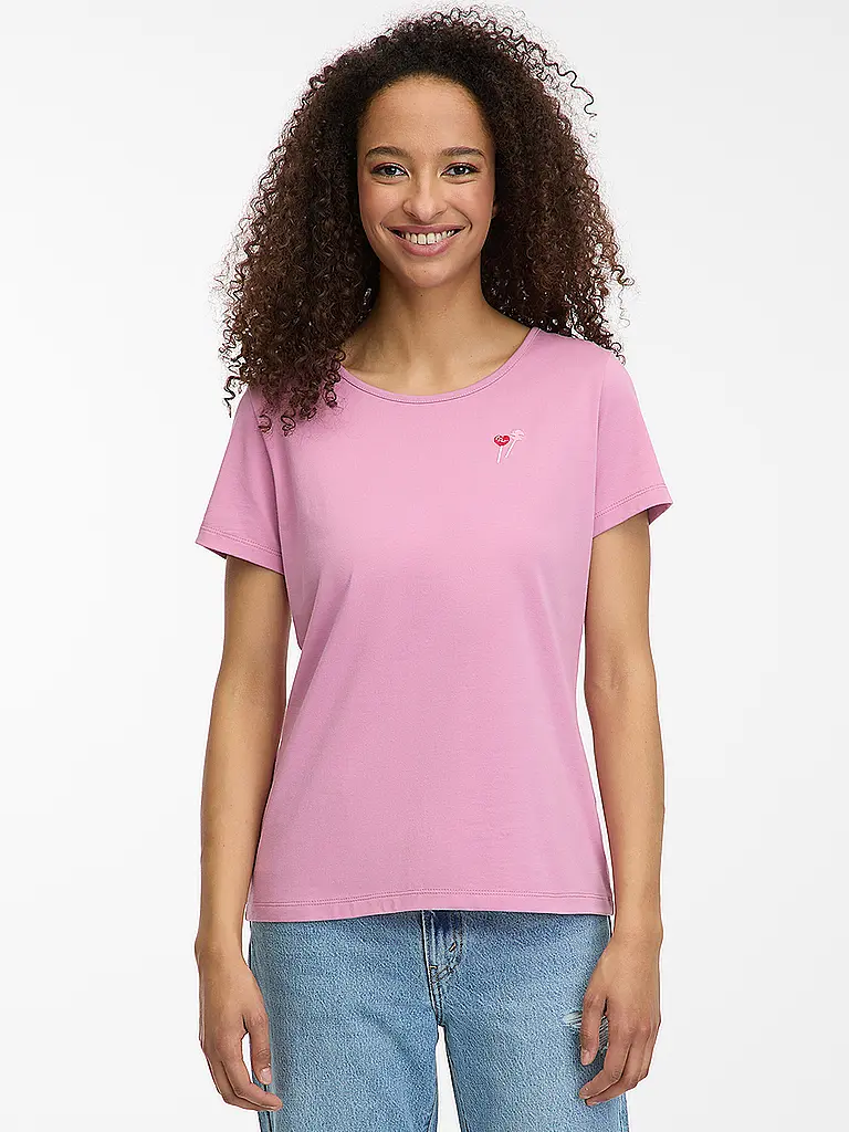 RAGWEAR | T-Shirt MINTTA EMB B | Rosa