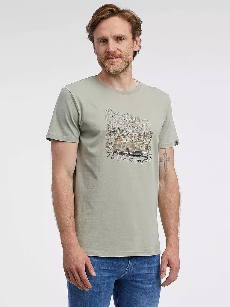 RAGWEAR | T-Shirt ROGGERO GRADIENT | Verde chiaro