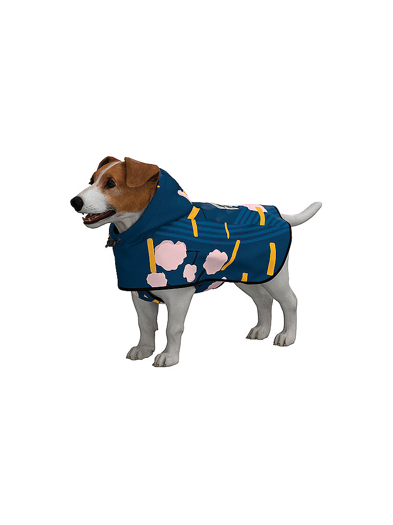 Poncho antipioggia per cani blu XS