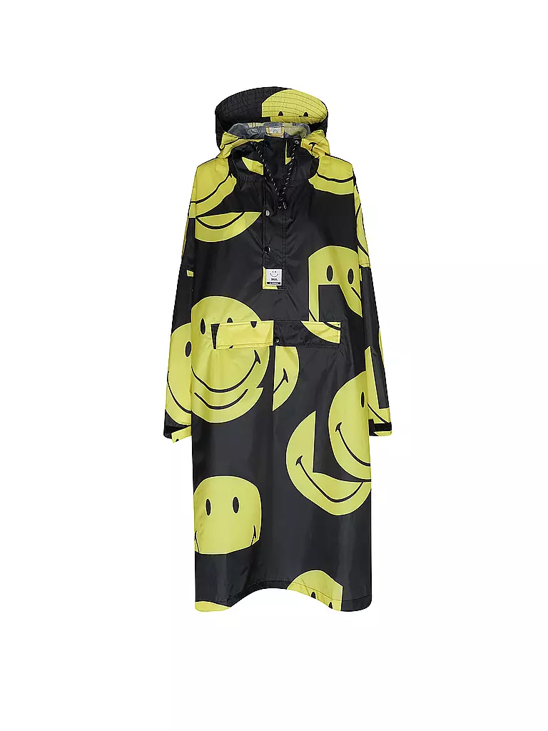 RAINKISS | Giacca antipioggia - Poncho antipioggia ALL SMILES | Nero