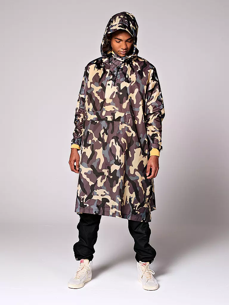 RAINKISS | Giacca antipioggia - Poncho antipioggia Camo | Oliva