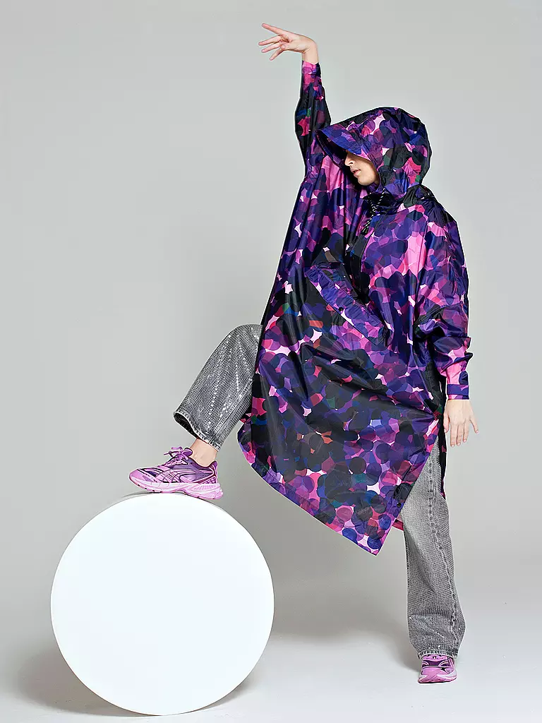 RAINKISS | Giacca antipioggia - Poncho antipioggia CITY LIGHTS | Lilla